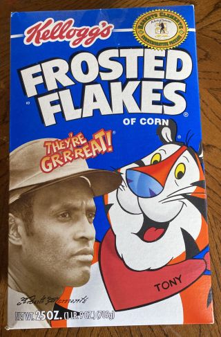 Full Box 2002 Kelloggs Frosted Flakes Cereal Roberto Clemente Pirates 20oz