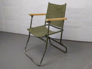 British Army - Military - Mod - Folding Aluminium Land Rover Canvas Chair