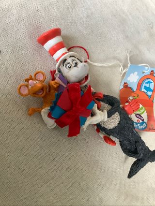Cat In The Hat And Whozit Christmas Tree Ornament Jim Henson Dr.  Seuss