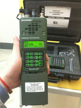Tca An/prc - 152a (multiband) Gps Version Mbitr Fm Aluminum Handheld Radio Vhf Uhf