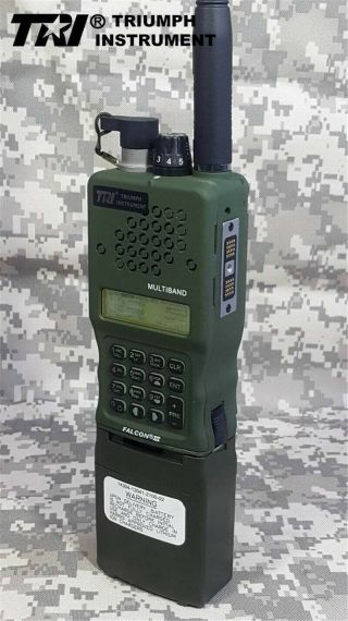 US Stock TRI AN/PRC 152 Multiband 12.  6V 10W Handheld Radio MBITR Alu Shell 3