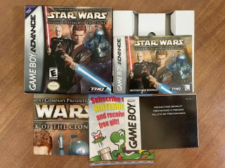 Gameboy Advance Star Wars Episode 2 Attack Of The Clones Box Item 5224 - 15