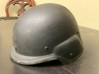 Pasgt 1983 U.  S.  Made With Kevlar Helmet - Black For Police/tactical,  Army Liner