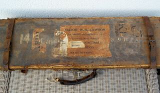 Military Shot Gun Case by Thomas Bland Canvas & Leather Major Lawson WW2 UK Army 3