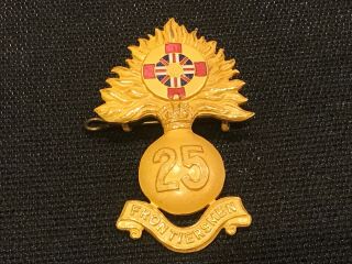 Great War 25th Battalion (frontiersmen) City Of London Royal Fusiliers Cap Badge