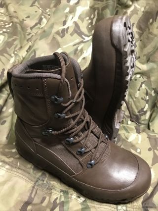 British Issue Brown High Liability Haix Boots Worn Once Size 10 Wide