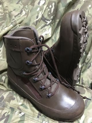 British Issue Brown High Liability Haix Boots Worn Once Size 10 Medium