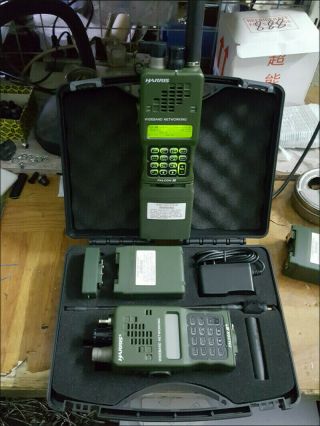 Us Tca An/prc - 152a Mbitr Multiband Radio Aluminum Handheld Vhfuhf Walkie Talkie