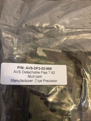 Crye Precision AVS Detachable Flap 7.  62. 2