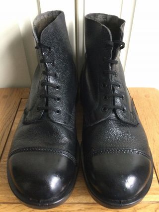 British Army Dms Boots Vintage Combat Issue Size 8 Military Raf Parade