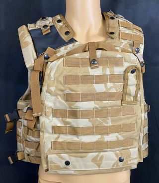British Military Desert Dpm Osprey Tactical Body Armour Vest - 170/112