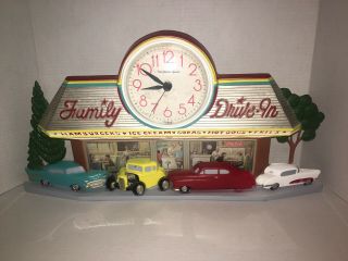 Vintage Burwood Coca - Cola Family Drive - In 3 - D Wall Haven Quartz Clock