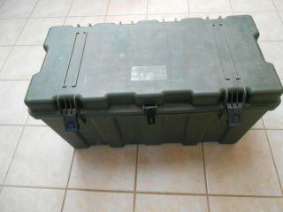 Hardigg Tl500i Case Lockable Military Green Footlocker With Two Inserts Army