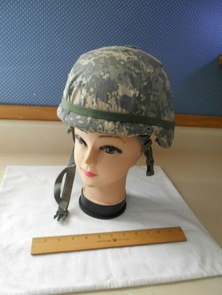 Pasgt Ballistic Military Helmet Conversion,  Sz.  Small,  Acu Cov. ,  Chinst.