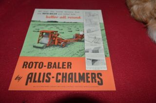 Allis Chalmers Roto Baler Brochure Fcca