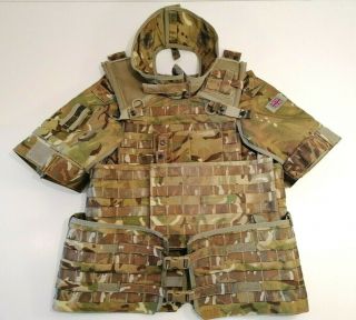 British Army Complete Osprey Body Armour Mkiv Mtp 180/104 Ml With