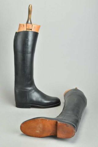 Foxhunting Gentleman ' s H.  Batten s10 Leather Riding Boots w/ Maxwell Trees.  YVD 2