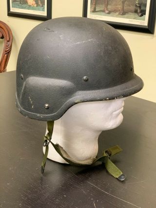 Pasgt 1988 U.  S.  Made With Kevlar Helmet - Black For Police/tactical,  Army Liner