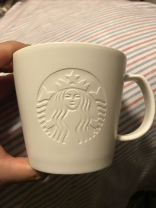 Starbucks 2015 White Siren 12oz Coffee Mug Cup