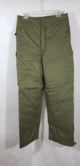 East German Army Rain Camo Camouflage Insulated Cold War Winter Trouser Pants 48