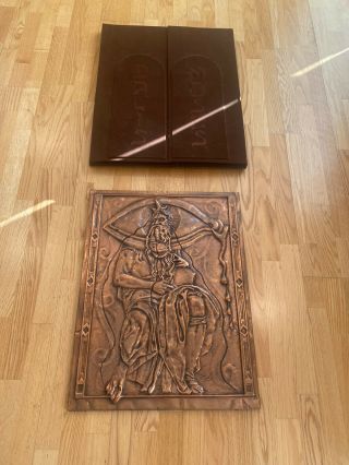Salvador Dali " Moses And Monotheism " Ltd.  Ed.  Signed Bas Relief
