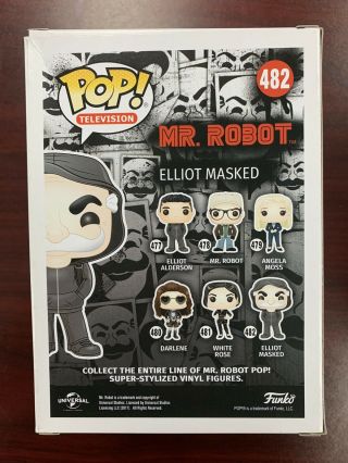 SDCC 2017 FUNKO EXCLUSIVE MR.  ROBOT ELLIOT MASKED LIMITED EDITION 3