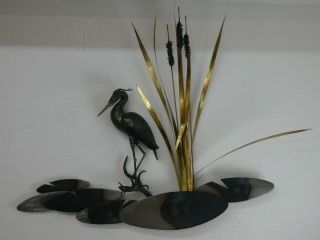 Great Blue Heron Wall Sculpture By Bill Matheson In