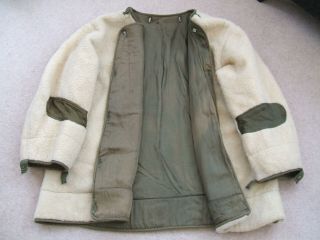 M - 51 Fishtail Parka Alpaca Liner.  Button - In Liner For The M - 51 Fishtail Parka.