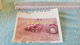 Ac0049 Allis - Chalmers Photograph,  Media Archive D19 Tractor 1967 No Til Planter