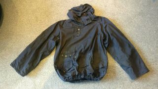 Vintage Royal Navy Windproof Ventile Deck Smock Coat Jacket
