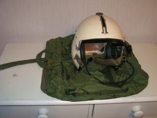 Gentex Aph - 5 Flight Helmet W/helmet Bag,  Navy And Usmc,