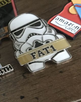 Rare Amazon Fat1 Stormtrooper Peccy Pin