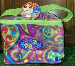 Vintage Lisa Frank Lunch Bag / Box With Tag