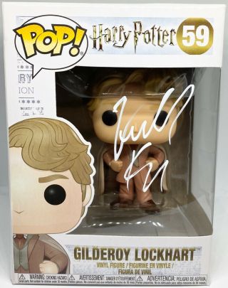 Gilderoy Lockhart Harry Potter Autographed Funko Pop Kenneth Branagh