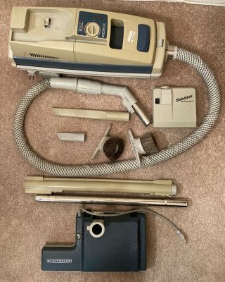 Vintage Electrolux Epic 6000 Sr Canister Vacuum Cleaner With Accessories