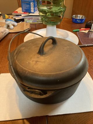 Vintage Griswold Dutch Oven 1278 C - Lid And Handle — - Number 8 Erie Pa.