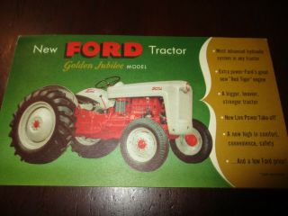 Ford Tractor,  Golden Jubilee Model Brochure 1953
