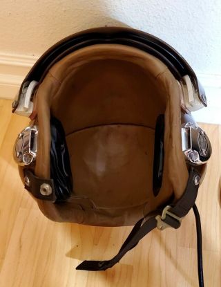 Military Jet Pilot Flight Helmet with Helmet Bag 5