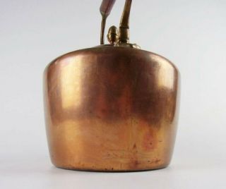 Antique English Copper Tea Kettle Dovetailed 1880s William Soutter & Sons 3