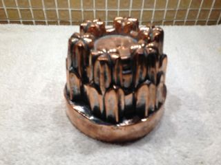 Antique Victoran Copper Jelly Cake Mold By Benham & Froud Gothic Design 364 3