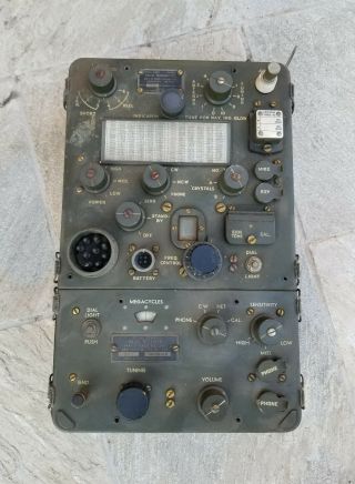 Vintage Wwii Signal Corp Bc - 1306 Radio Receiver & Transmitter - Us Army - Scr - 694