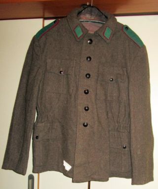 Bulgarian Army - Soldier Winter Wool Coat - Border Troops - Uniform