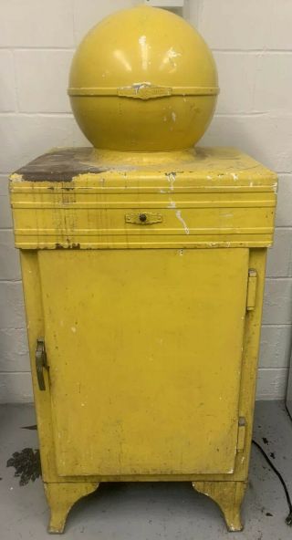Ge Globe Top Refrigerator 1920s 1930s Vintage Fridge Ice Box General Elect