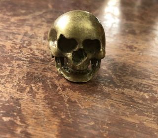 Soldiers Ring Ww2 Skull Special Army Force Military Shock Troops Bronze