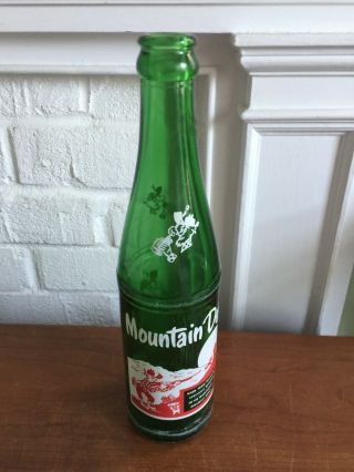 Mountain Dew Hillbilly Glass Soda Bottle