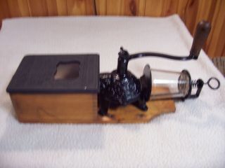 Arcade Golden Rule Wall Mount Coffee Grinder/catch Cup Not Orig.  /vgood Cond