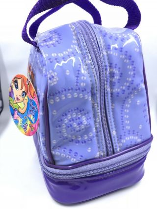 Vintage Lisa Frank Moon Hippie Girl Soft Sided Insulated Lunch Tote Bag NWT 2