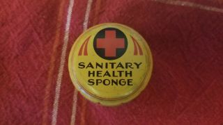 Sanitary Health Sponge Tin Condom Related Quack Medicine Birth Control
