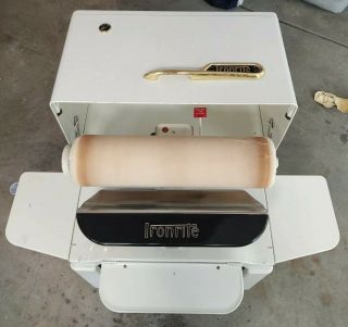 Ironrite Model 85 Ironing Machine Motor Runs Heat.  Nifty Shape.  Ab 241273