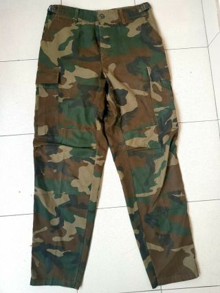 Bosnian Muslim Army Armija Bih Woodland Camouflage Trousers Bosnia War Pants